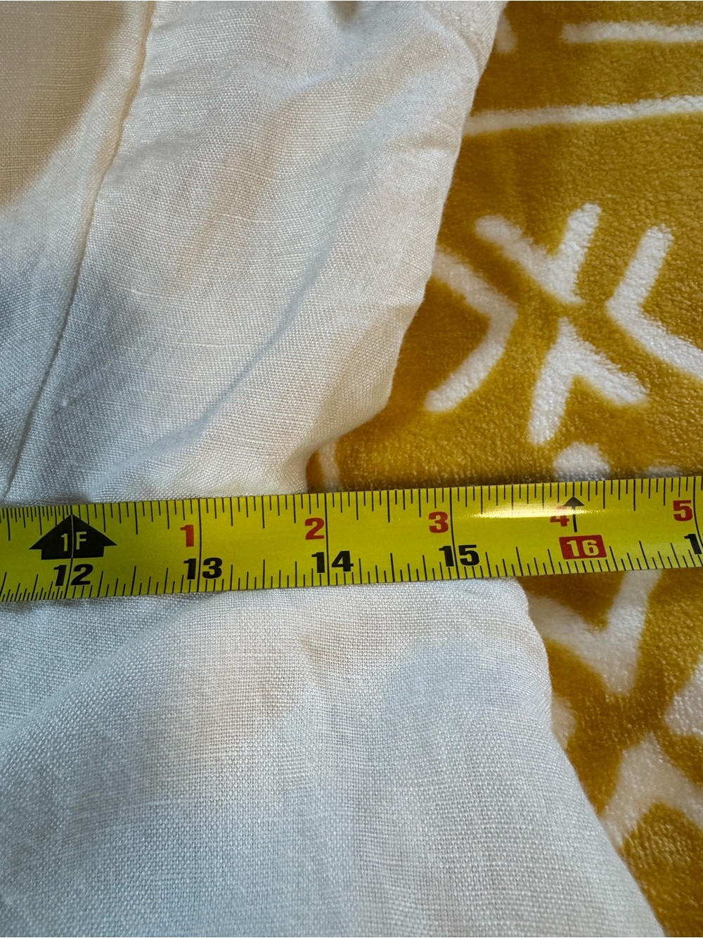 Anthropologie Maeve Linen Blend Colorblocked Contrast Midi Dress. Tie at neck. M - Picture 12 of 15